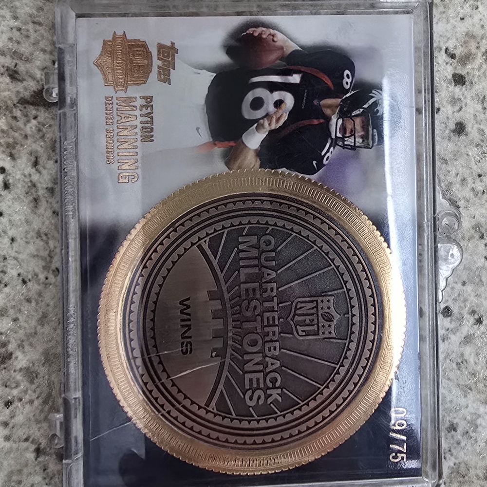 Topps Quarterback Milestones Collectible Card